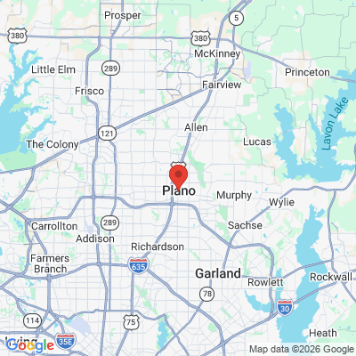 Map to  office in Plano, TX