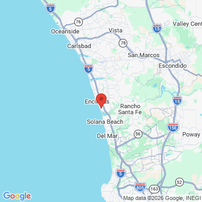 Map to  office in Cardiff By The Sea, CA