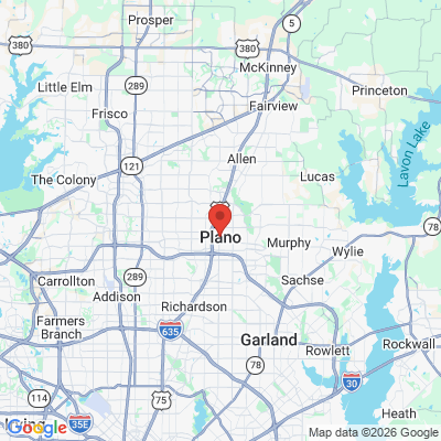 Map to  office in Plano, TX