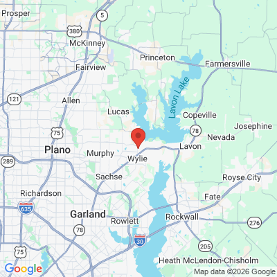 Map to  office in Wylie, TX