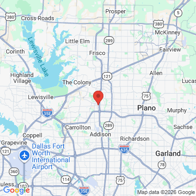 Map to  office in Plano, TX