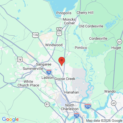 Map to  office in Goose Creek, SC