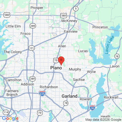 Map to  office in Plano, TX