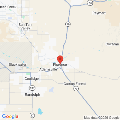 Map to  office in Florence, AZ