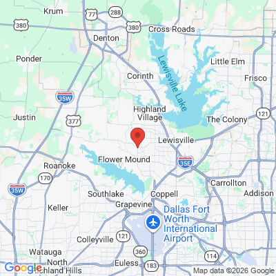 Map to  office in Flower Mound, TX