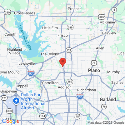Map to  office in Plano, TX