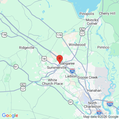 Map to  office in Summerville, SC