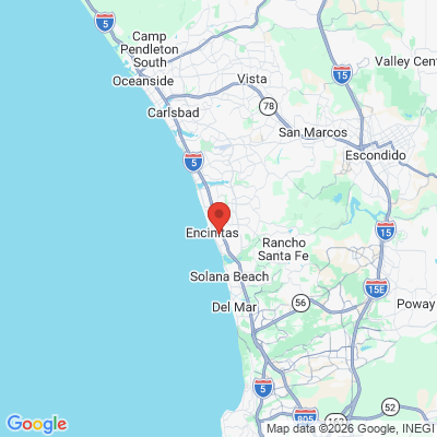 Map to  office in Encinitas, CA