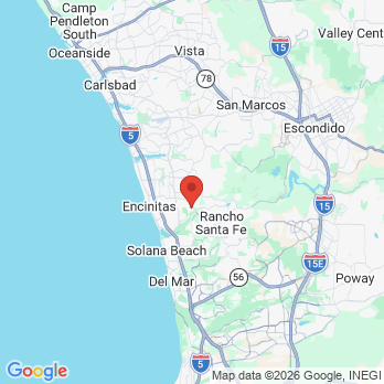Map to Dustin Deering, DDS office in Encinitas, CA