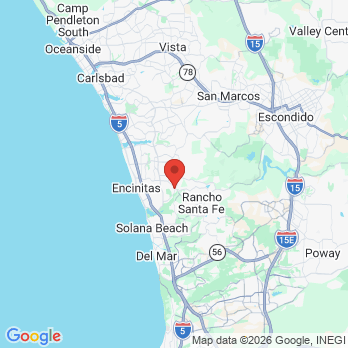 Map to Integrative Dentistry office in Encinitas, CA