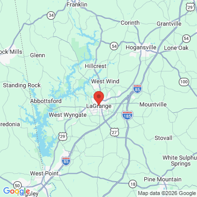 Map to  office in Lagrange, GA