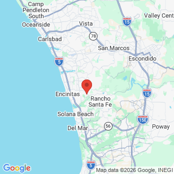 Map to holyoak dental office in Encinitas, CA