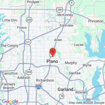 Map to Somos Dental and Orthodontics office in Plano, TX