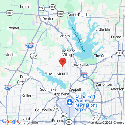 Map to  office in Flower Mound, TX