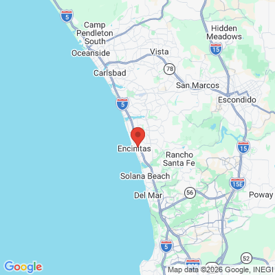 Map to  office in Encinitas, CA