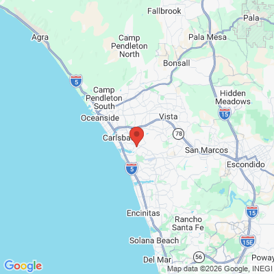 Map to  office in Carlsbad, CA