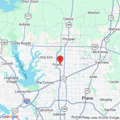 Map to  office in Frisco, TX