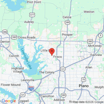 Map to  office in Frisco, TX