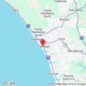 Map to Primary Office office in Carlsbad, CA