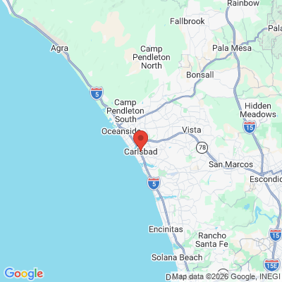 Map to  office in Carlsbad, CA