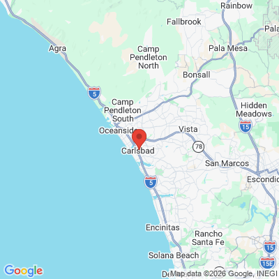Map to  office in Carlsbad, CA