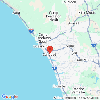 Map to Dr. Al Fallah, DDS office in Carlsbad, CA