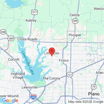 Map to Frisco Elm Dental  office in Little Elm, TX