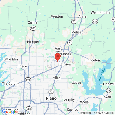 Map to  office in Mc Kinney, TX