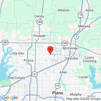 Map to Custer Creek Dental Care - Dentist McKinney office in Mc Kinney, TX