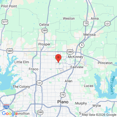 Map to  office in Mc Kinney, TX