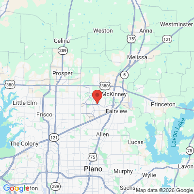 Map to  office in Mc Kinney, TX