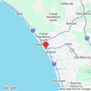 Map to Swish Modern Smiles office in Oceanside, CA