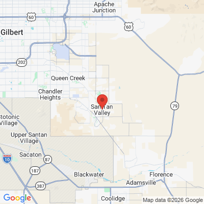 Map to  office in San Tan Valley, AZ