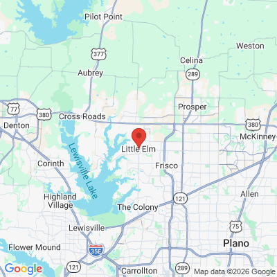 Map to  office in Little Elm, TX