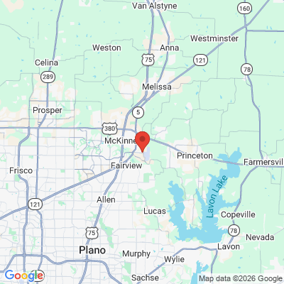 Map to  office in Fairview, TX