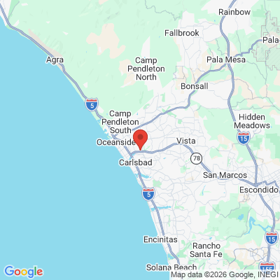 Map to  office in Oceanside, CA