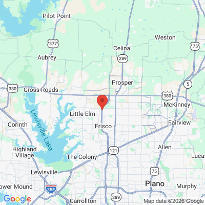 Map to  office in Frisco, TX
