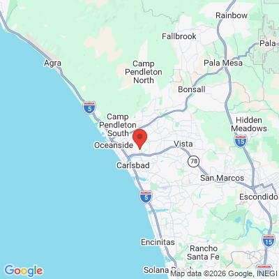 Map to Steven Streelman D.D.S. office in Oceanside, CA
