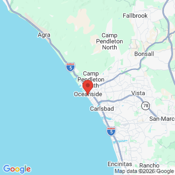 Map to Pier View Dental office in Oceanside, CA