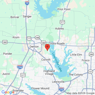 Map to  office in Denton, TX