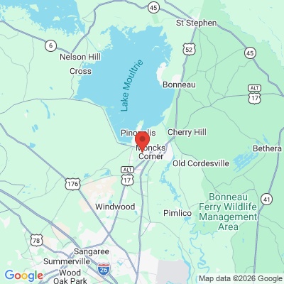 Map to  office in Hanahan, SC