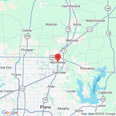 Map to  office in Mckinney, TX