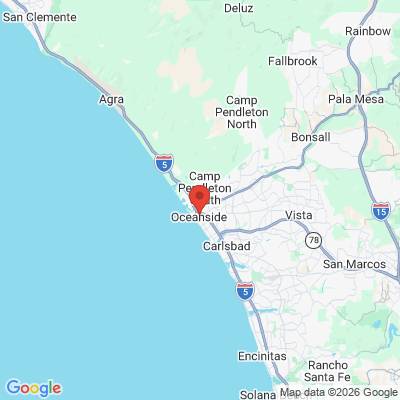 Map to  office in Oceanside, CA