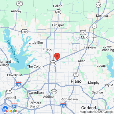 Map to  office in Plano, TX