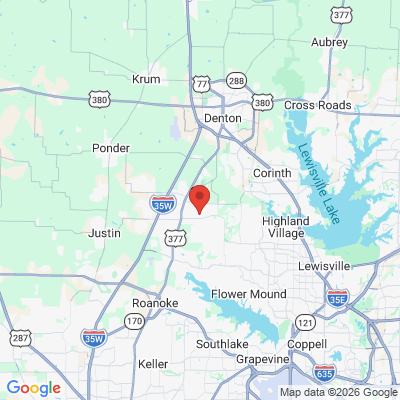 Map to  office in Argyle, TX