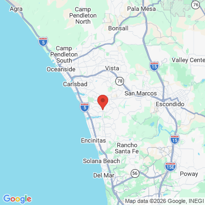 Map to  office in Carlsbad, CA