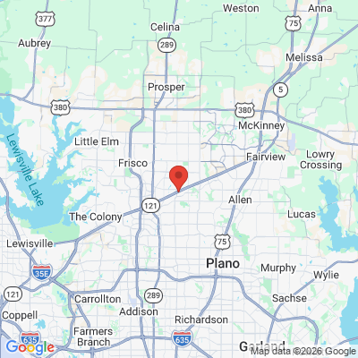 Map to  office in Plano, TX