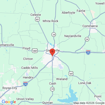 Map to  office in Greenville, TX