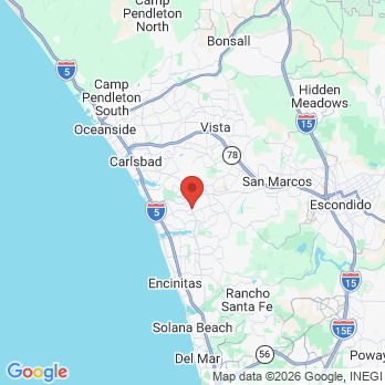 Map to CARLSBAD FAMILY DENTISTRY office in Carlsbad, CA