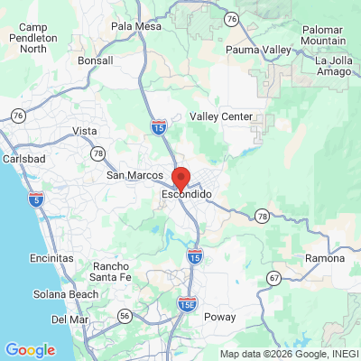 Map to  office in Escondido, CA